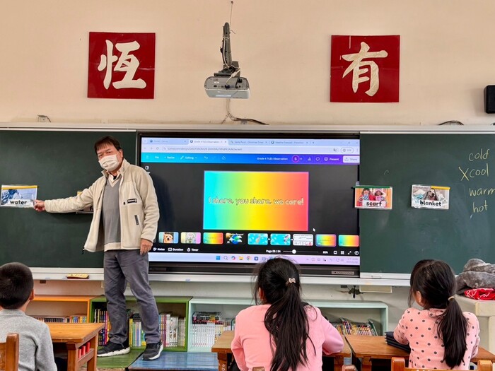 Dec. 12, 2024 田寮國小Sharmane中外師協同教學訪視圖片