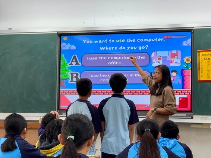 Dec 10, 2024 尖石國中Geraldine中外師協同教學訪視圖片