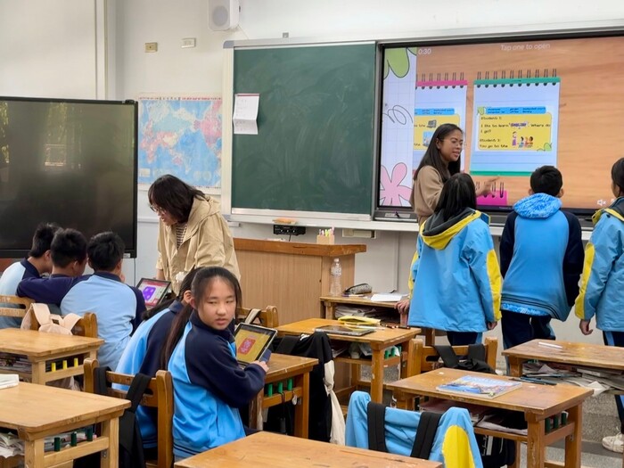 Dec 10, 2024 尖石國中Geraldine中外師協同教學訪視圖片