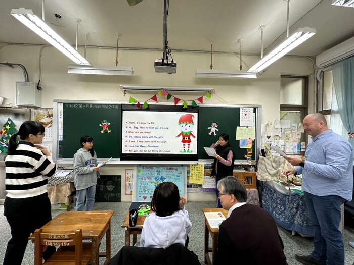 Dec. 26, 2024 嘉興國小義興分校Gary中外師協同教學訪視圖片