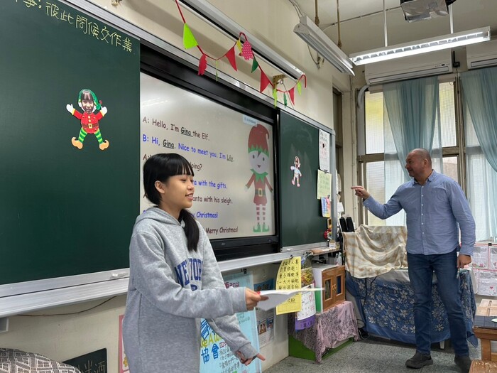 Dec. 26, 2024 嘉興國小義興分校Gary中外師協同教學訪視圖片