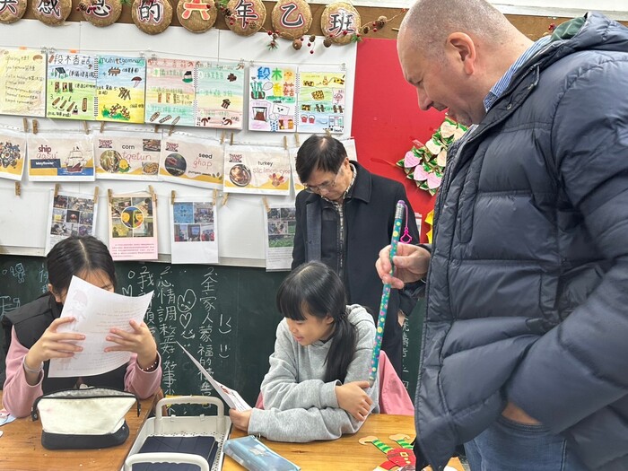 Dec. 26, 2024 嘉興國小義興分校Gary中外師協同教學訪視圖片