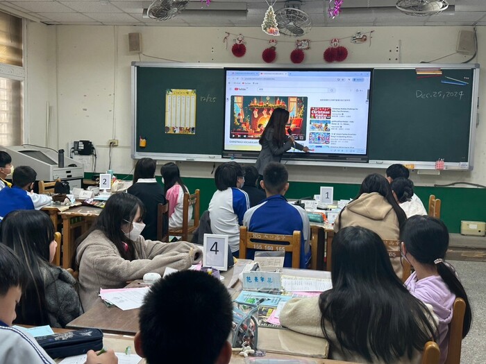 Dec. 25, 2024 湖口國中Apple中外師協同教學訪視圖片