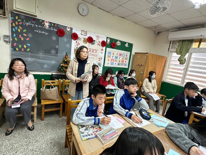 Dec. 25, 2024 湖口國中Apple中外師協同教學訪視圖片
