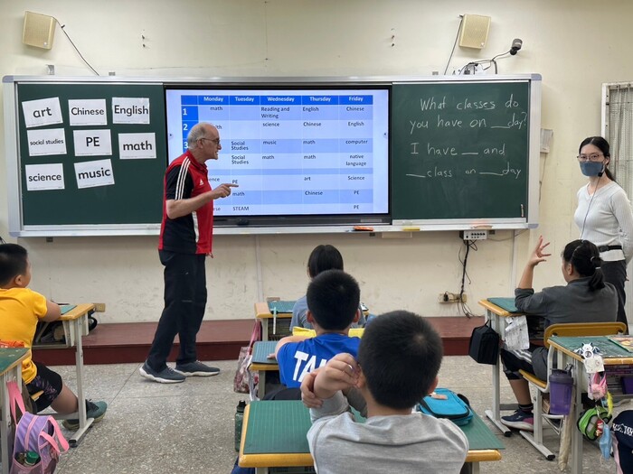 Dec 06, 2024 福龍國小James中外師協同教學訪視圖片