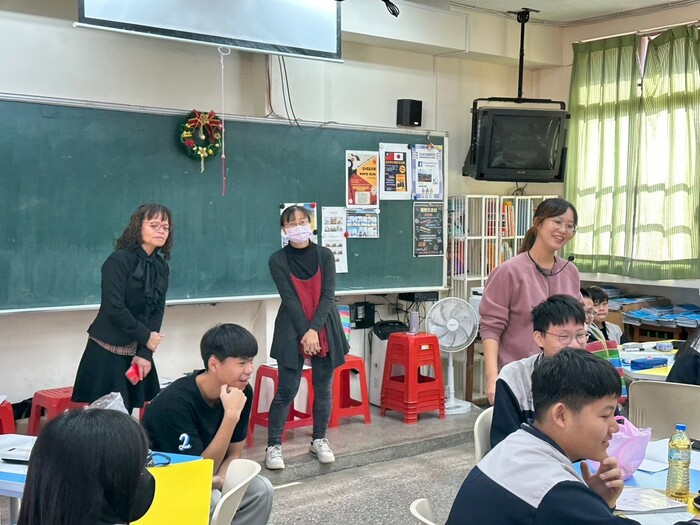 Dec. 11, 2024 竹東國中Kobus中外師協同教學訪視圖片