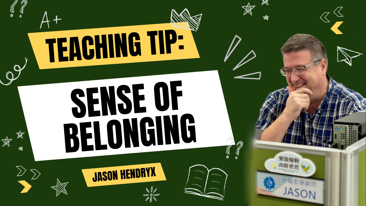 Sense of Belonging(另開新視窗)
