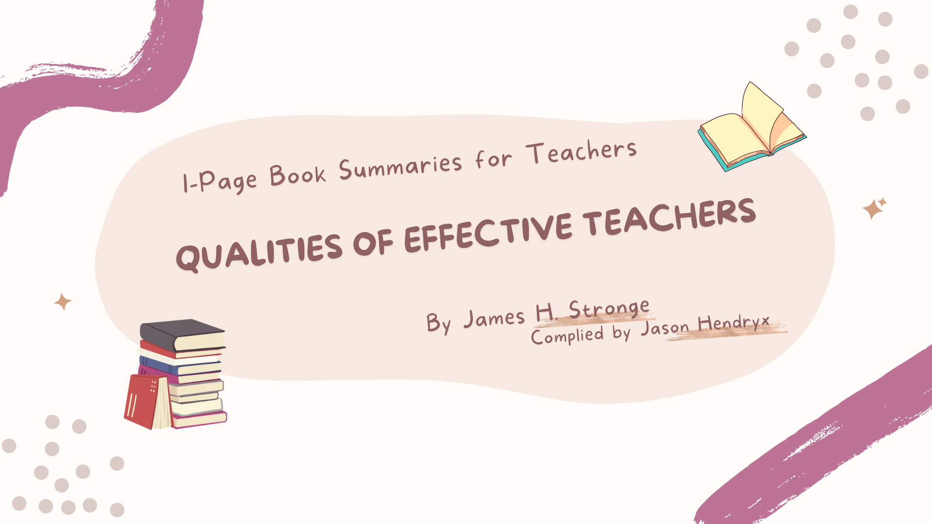 Qualities of effective teachers另開新視窗